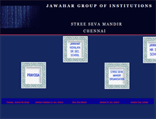 Tablet Screenshot of jawaharssm.com